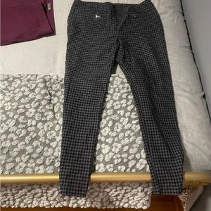 SOHO Black & Grey Checkered Women’s Dress Pant Size Large
